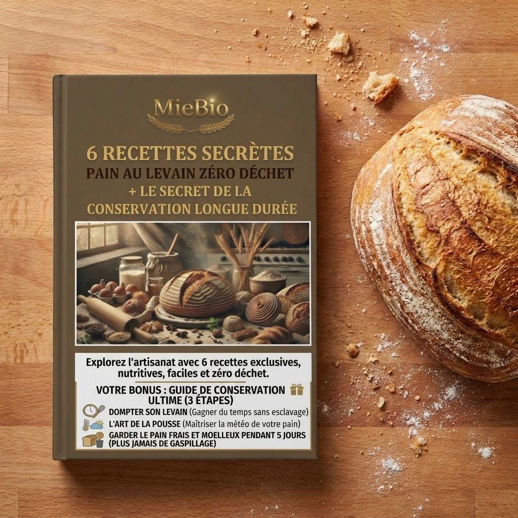 Ebook 6 Recettes Secrètes pour un Levain sans Déchet
