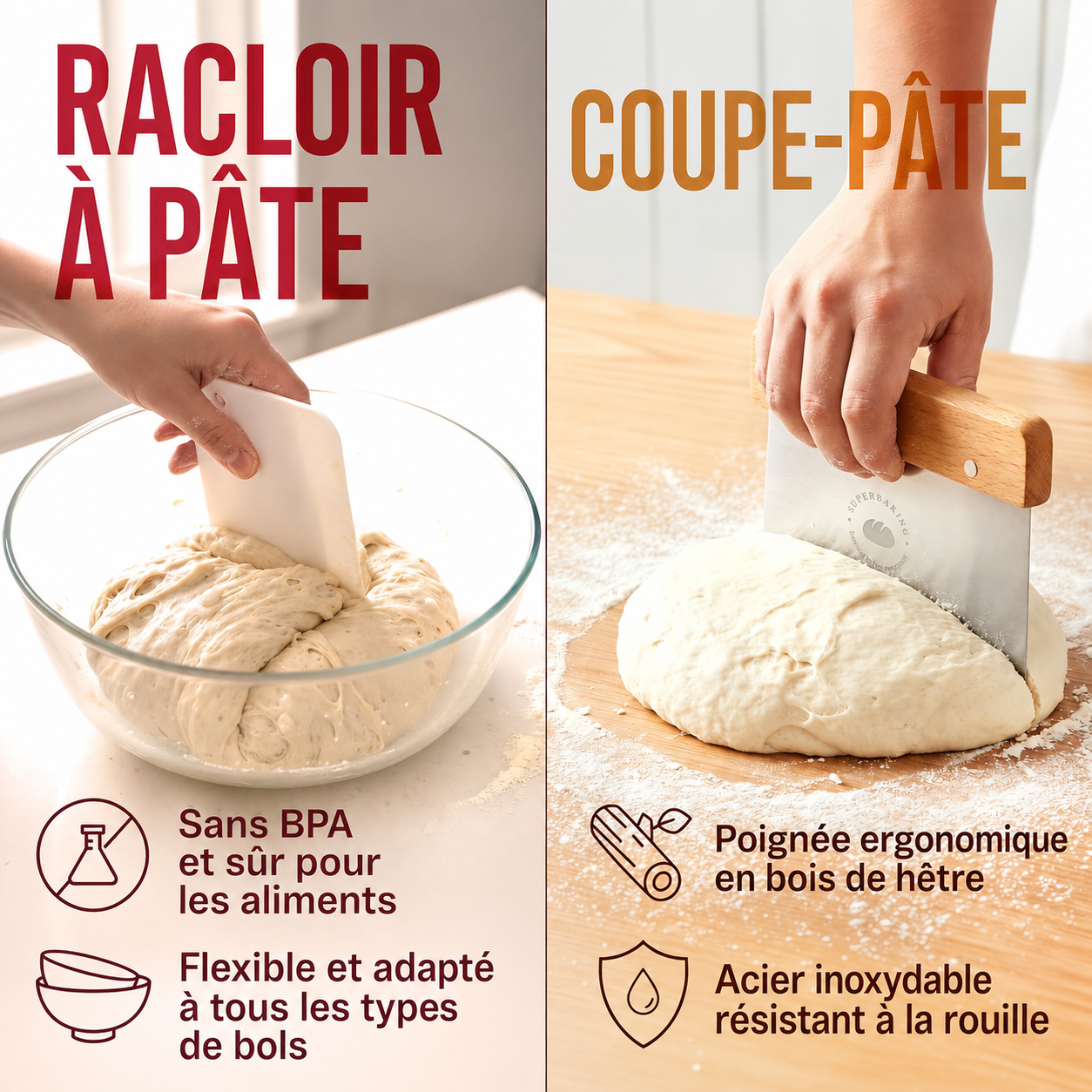 Kit pain au levain bio MieBio avec guide de recettes pour réussir son pain maison