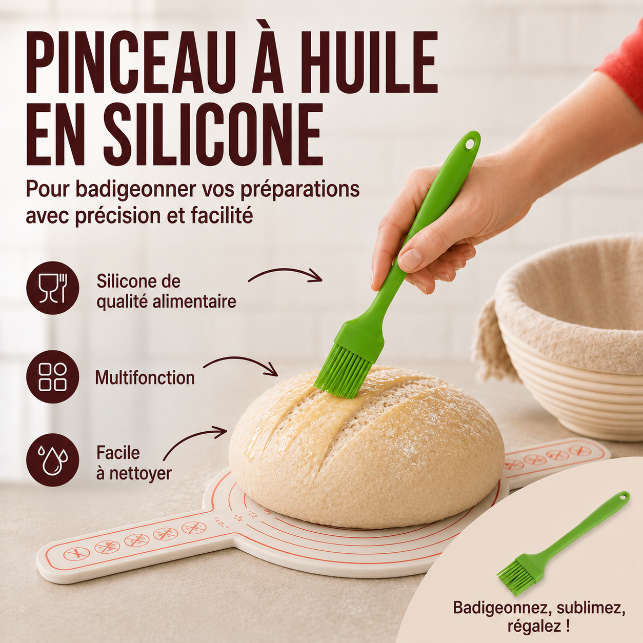Pain au levain à la mie alvéolée réalisé avec le kit complet bio MieBio