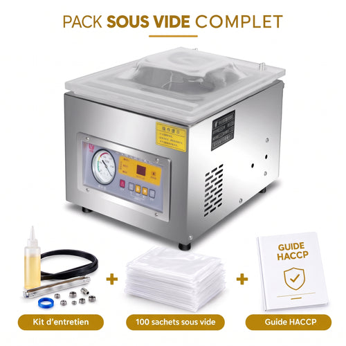 Machine Sous Vide à Cloche Compacte 26 cm – 250 W – Pack Complet